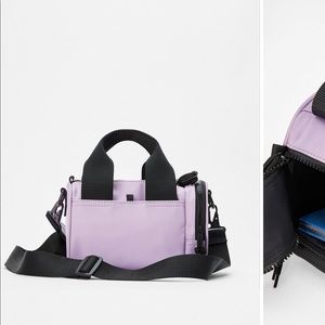 fabletics the mini tote - misty lilac